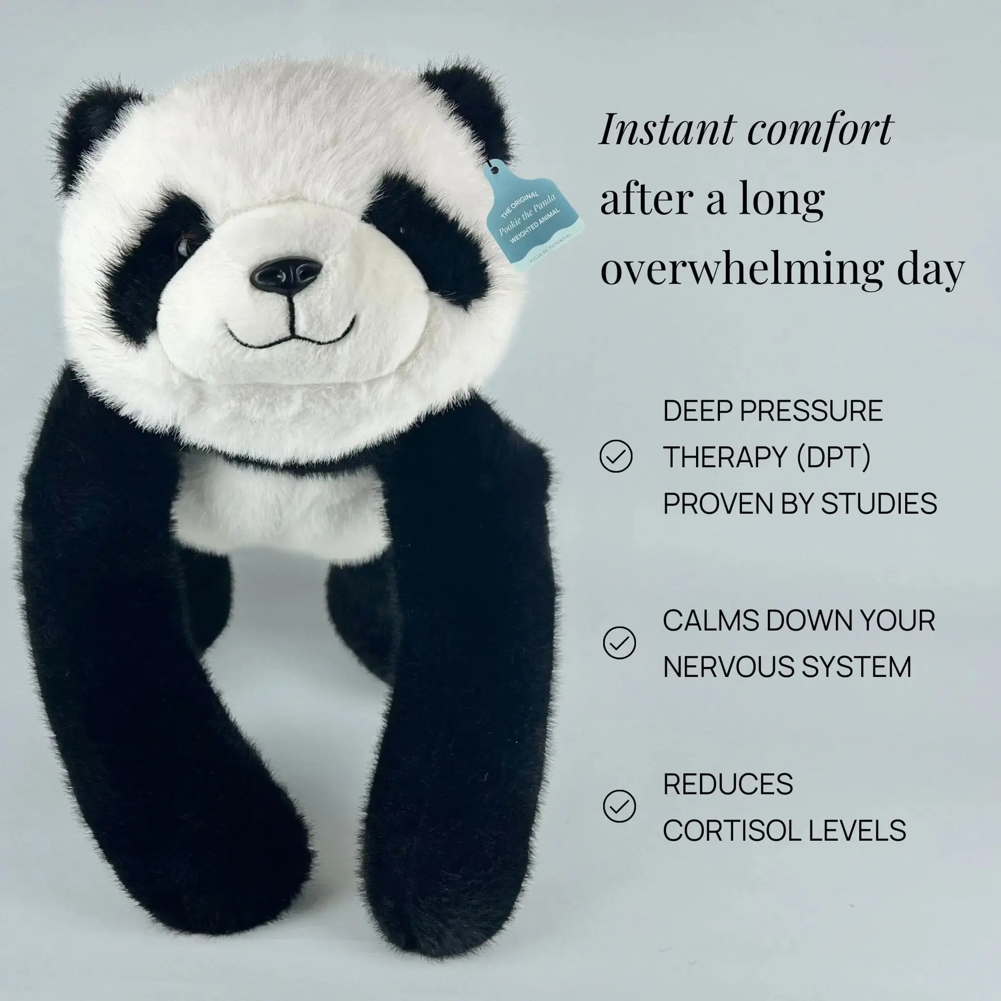 Pookie the Panda Weighted Animal - Image 4