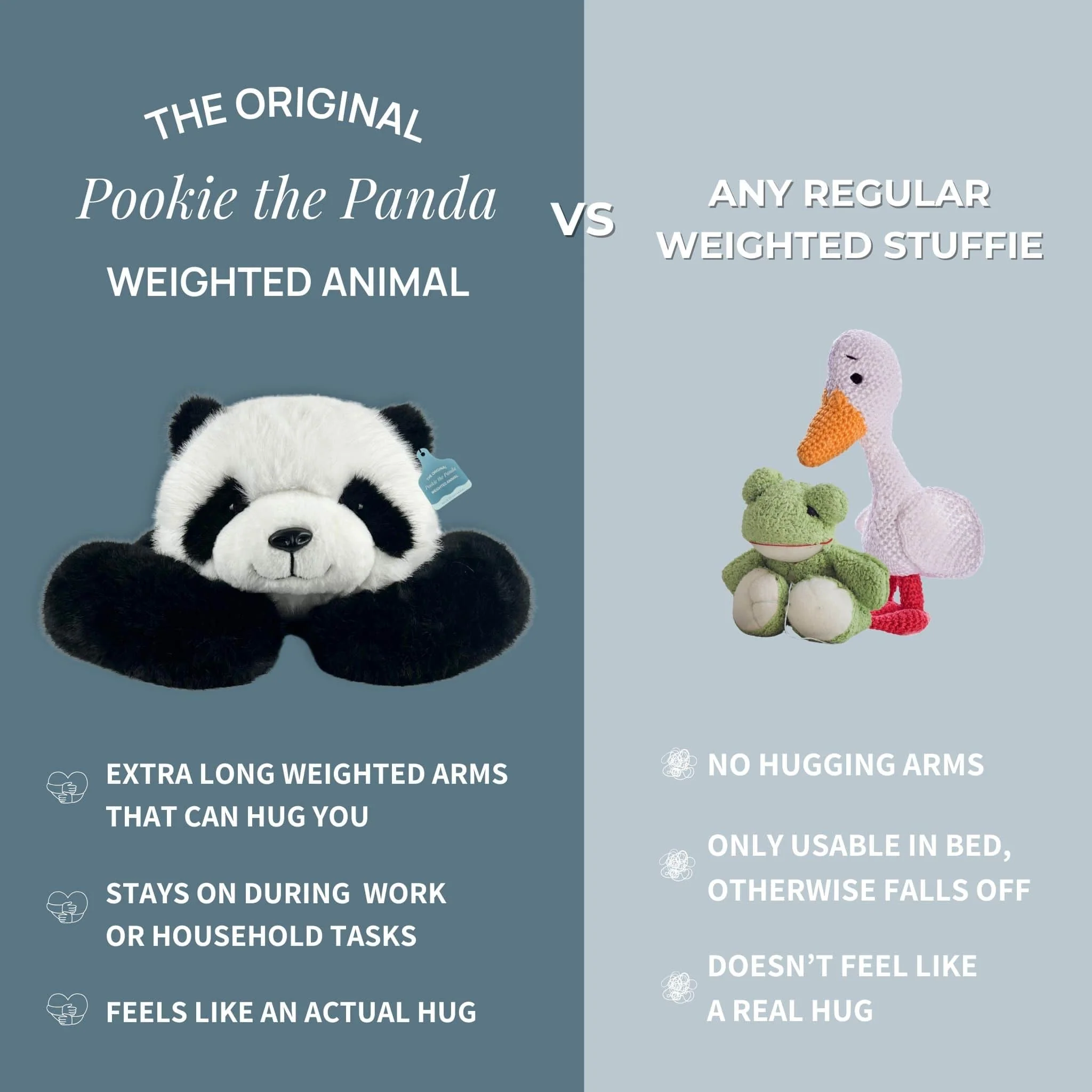 Pookie the Panda Weighted Animal - Image 7