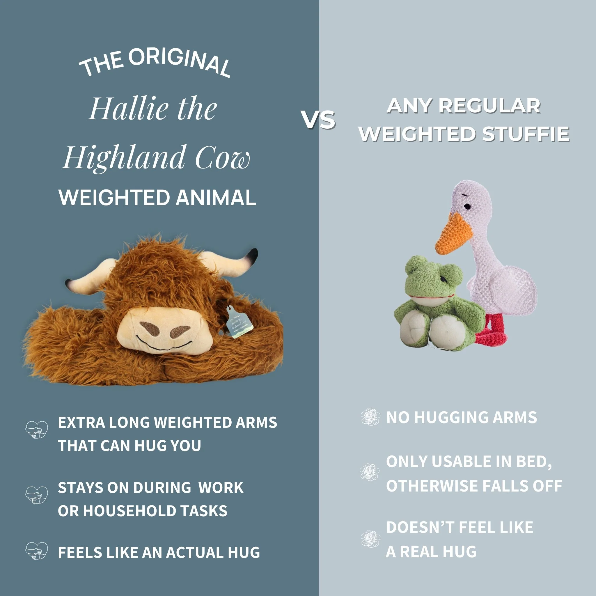 Hallie the Highland Cow Weighted Animal - Image 7