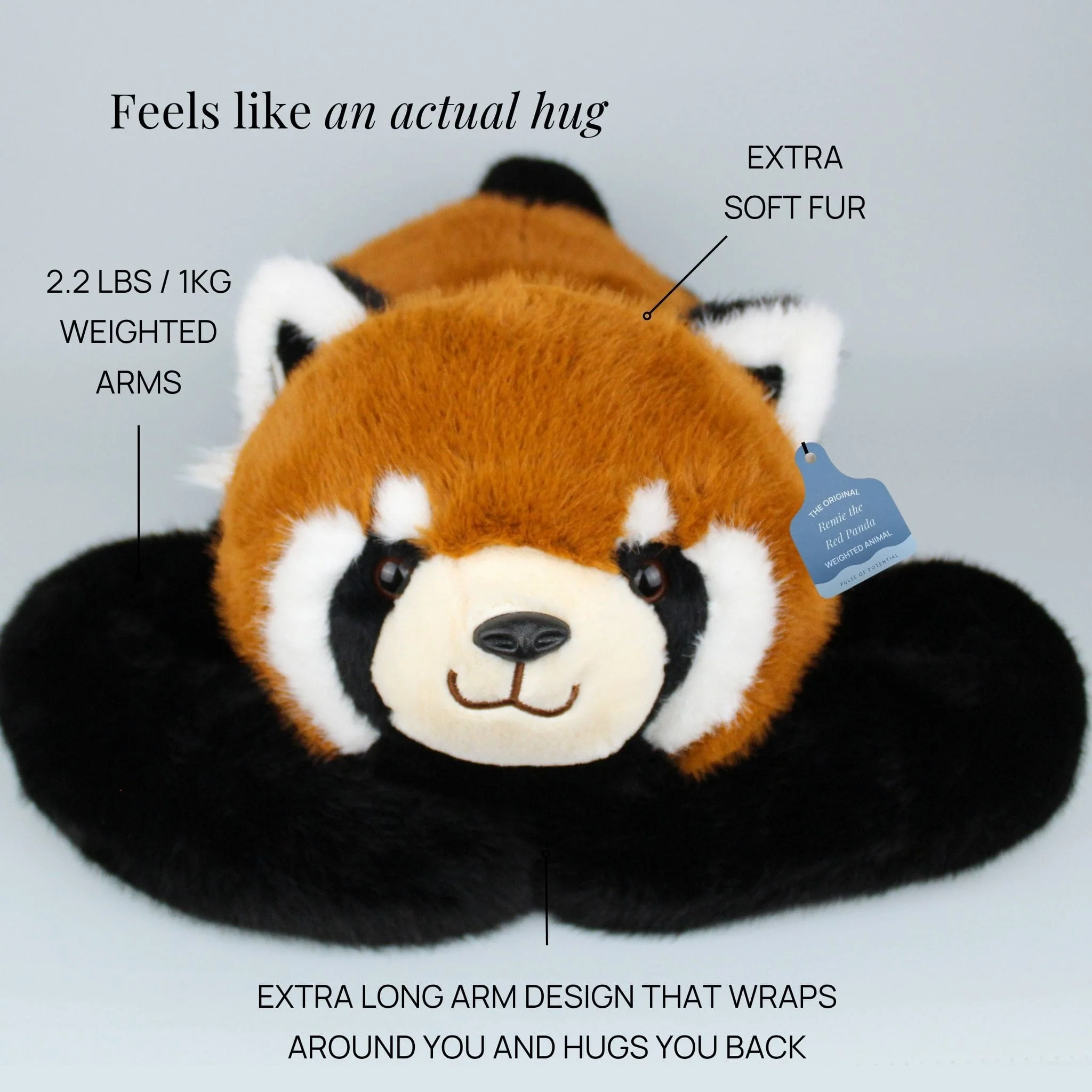 Remie the Red Panda Weighted Animal - Image 5