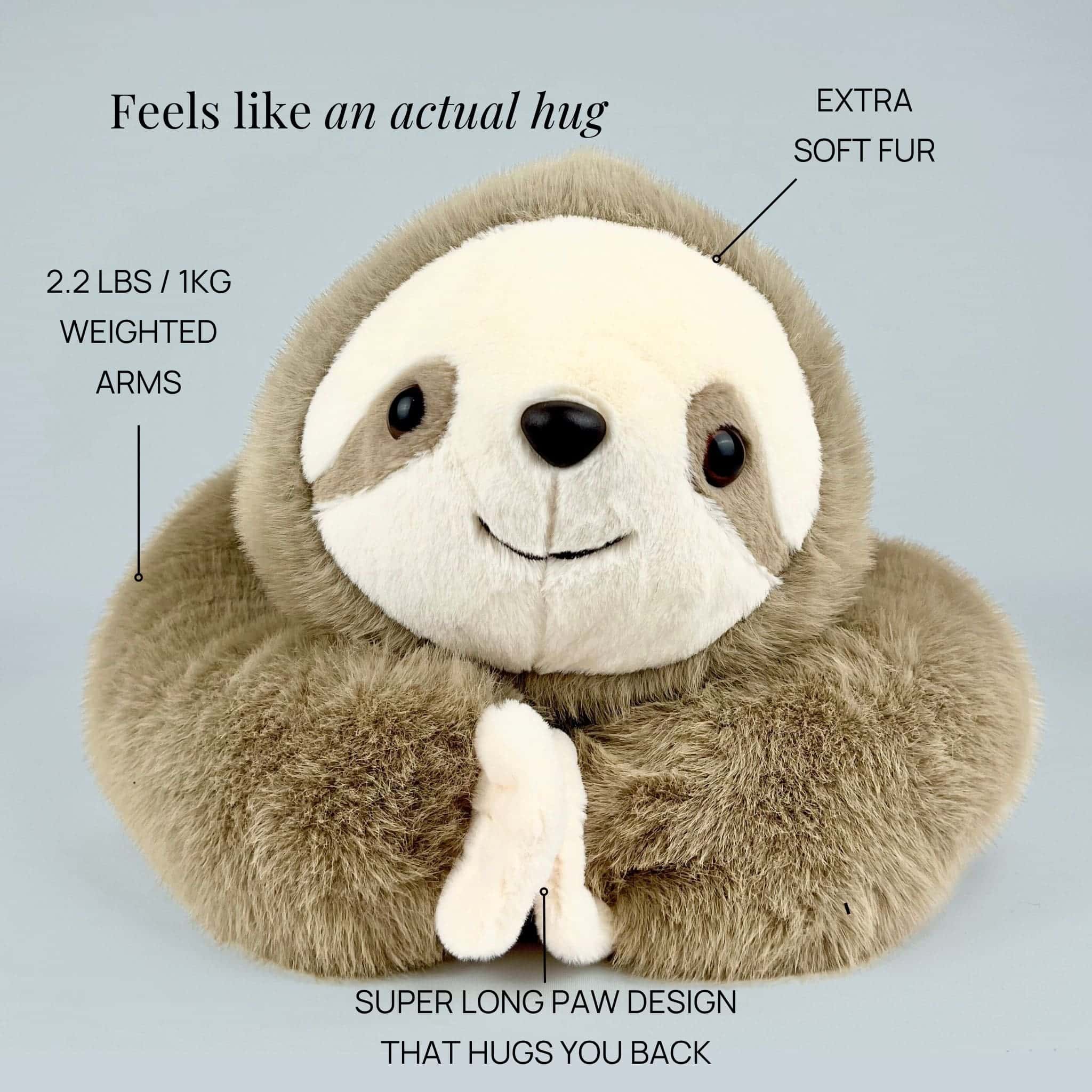 Sunnie the Sloth Weighted Animal - Image 6
