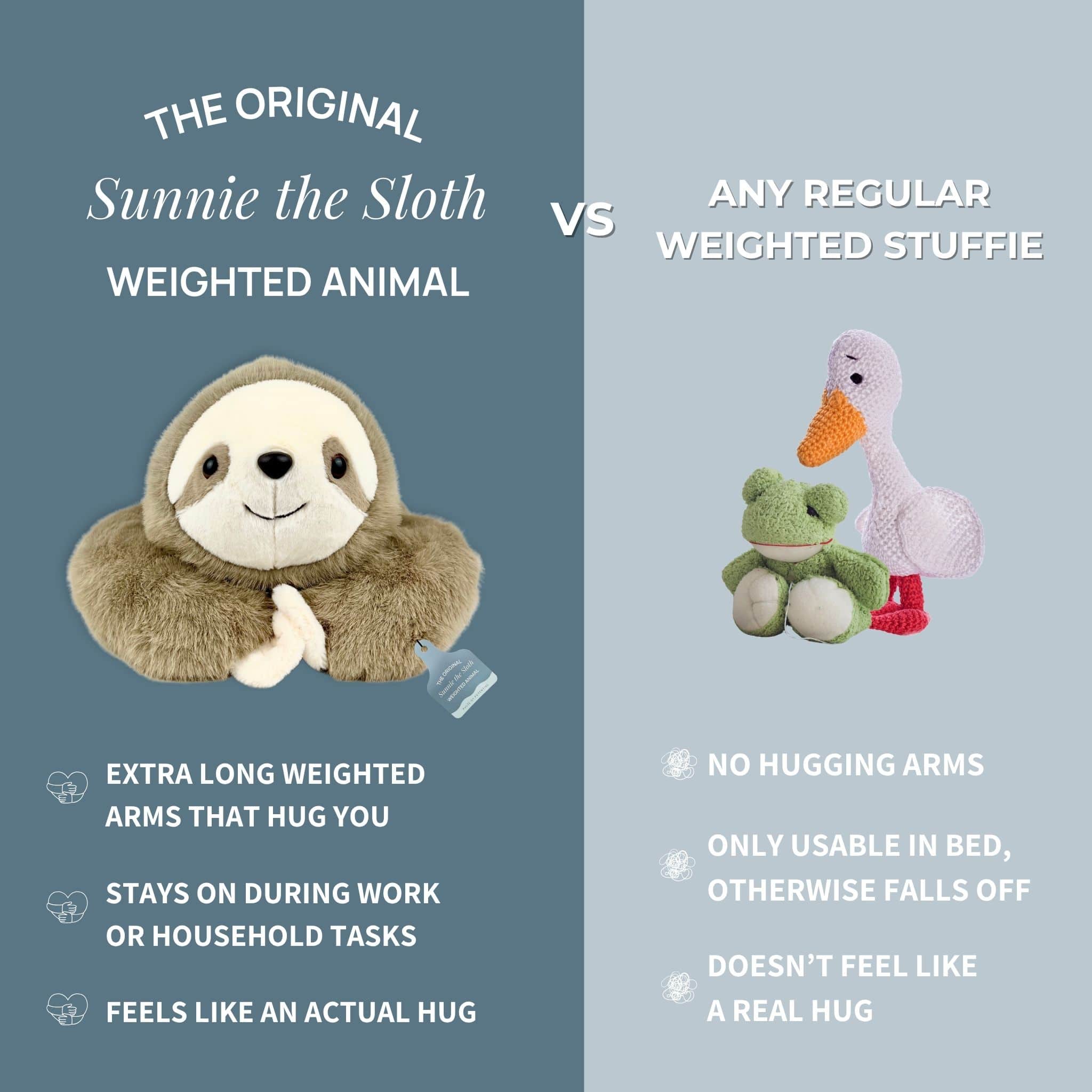Sunnie the Sloth Weighted Animal - Image 7
